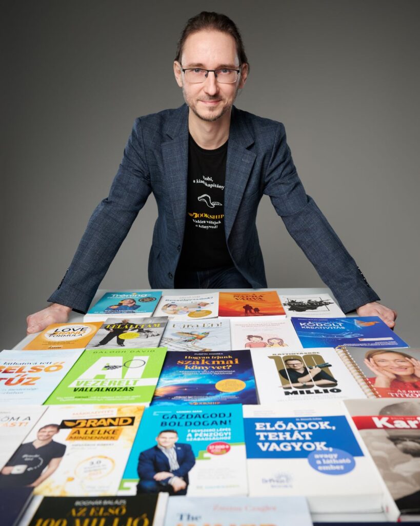 Mészáros Róbert, a Bookship Kiadó alapítója