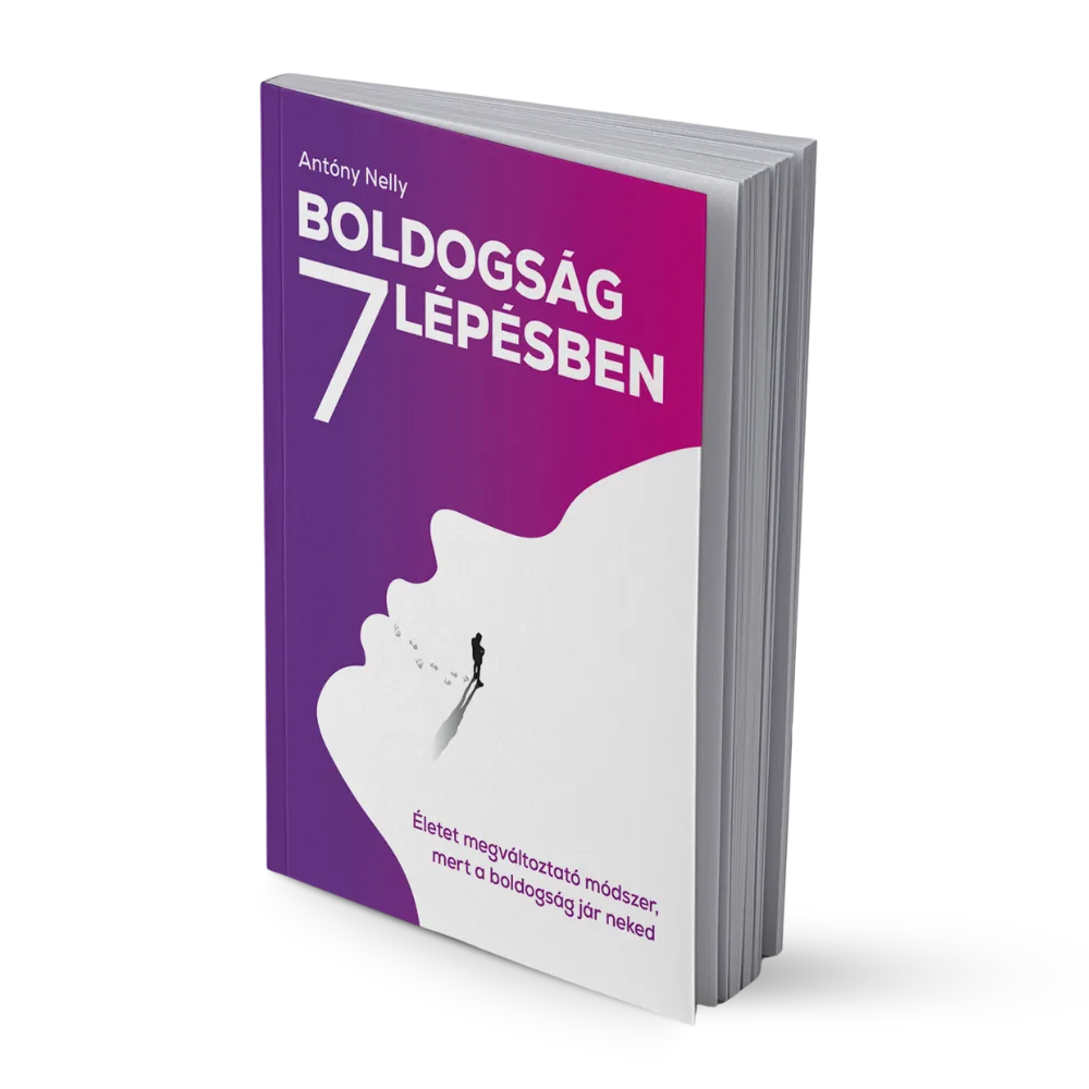 Antóny Nelly: Boldogság 7 lépésben – könyvborító