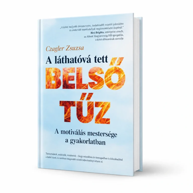 Czagler Zsuzsa: A láthatóvá tett belső tűz – A motiválás mestersége a gyakorlatban – könyvborító