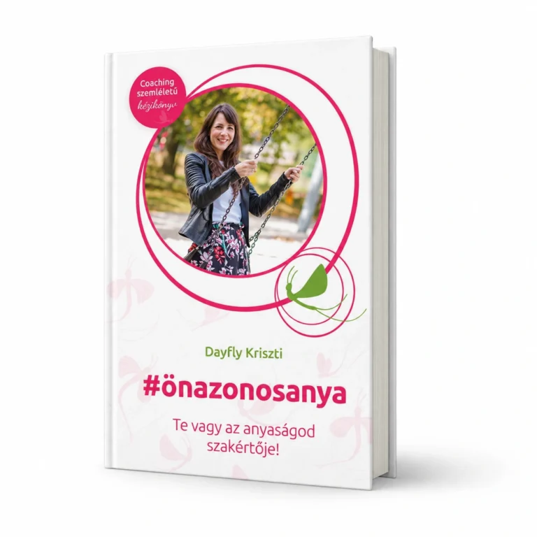 DayFly Kriszti: #önazonosanya – könyvborító