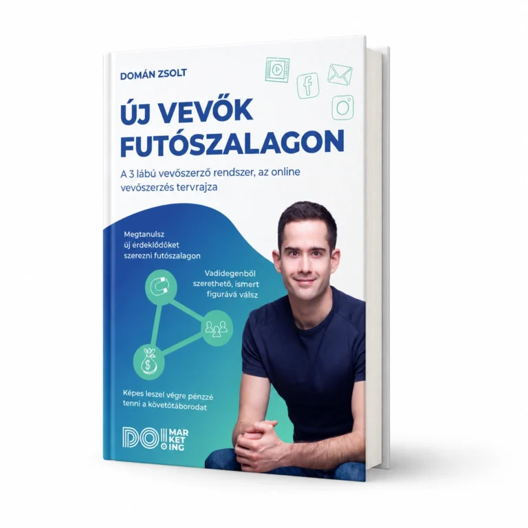 Domán Zsolt: Új vevők futószalagon – könyvborító