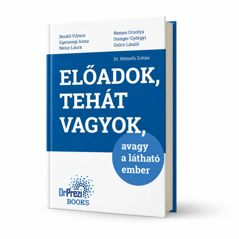 DrPrezi (Németh Zoltán): Előadok, tehát vagyok – könyvborító