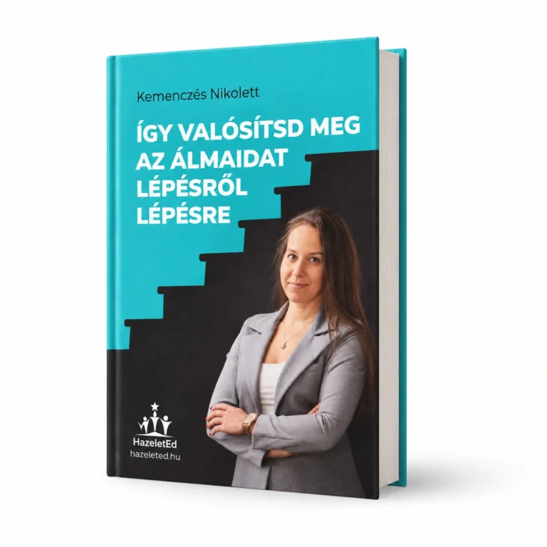 Kemenczés Nikolett: Így valósítsd meg az álmaidat lépésről lépésre – könyvborító
