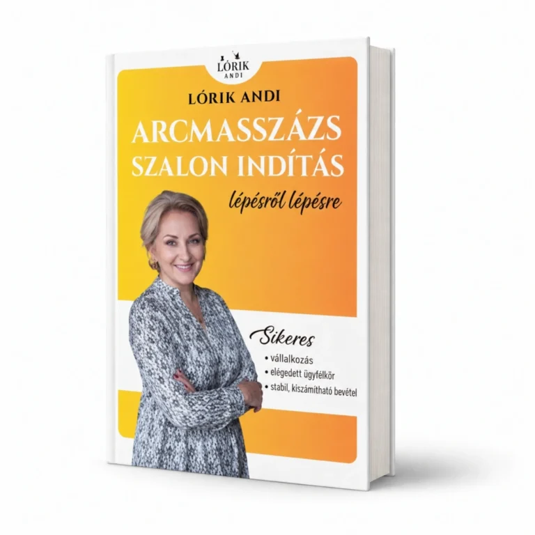 Lőrik Andi: Arcmasszázs szalon nyitás – könyvborító