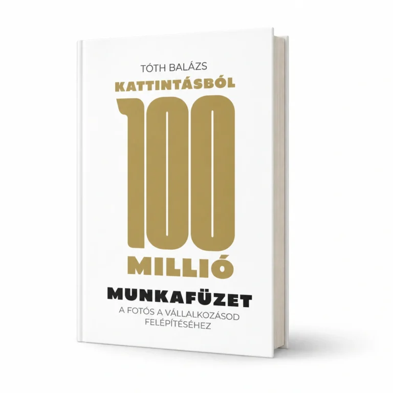 Tóth Balázs: Kattintásból 100 millió MUNKAFÜZET – könyvborító