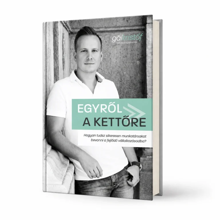 Gál Kristóf: Egyről a kettőre – könyvborító
